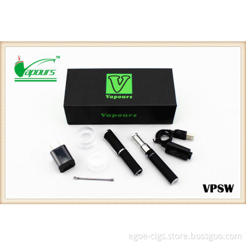Micro G 350mah Ego W Electronic Cigarette 800 Puffs With Dry Herb Atomizer